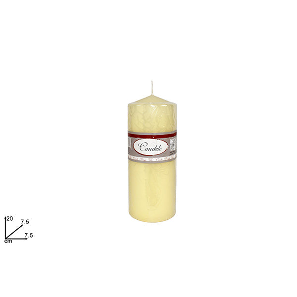immagine-1-due-esse-christmas-candela-20x7.5m-ivory-art.-cz3080-i-ean-8034048347393