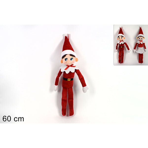 immagine-1-due-esse-christmas-elfo-natalizio-peluche-60-cm-2-ass.-ean-8053482155890
