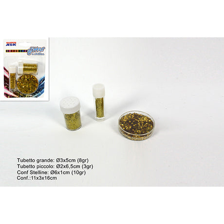 immagine-1-due-esse-christmas-glitterstelline-set-3pz-oro-ean-8033113605154