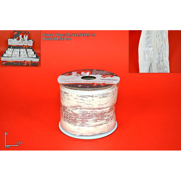 immagine-1-due-esse-christmas-nastro-pelliccia-silver-6_270cm-in-ean-8033113700613