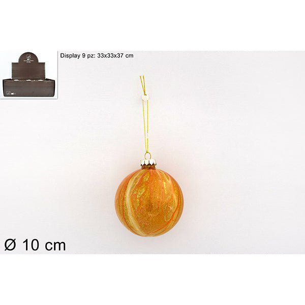 immagine-1-due-esse-christmas-palla-vetro-10cm-marmorizzataoroks2-ean-8033113969638