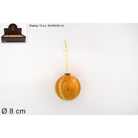 immagine-1-due-esse-christmas-palla-vetro-8cm-marmorizzataoroks20-ean-8033113969485