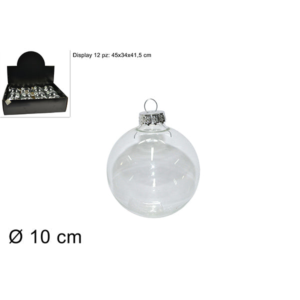 immagine-1-due-esse-christmas-palla-vetro-trasparente-diam.10cm-ean-8033113413698