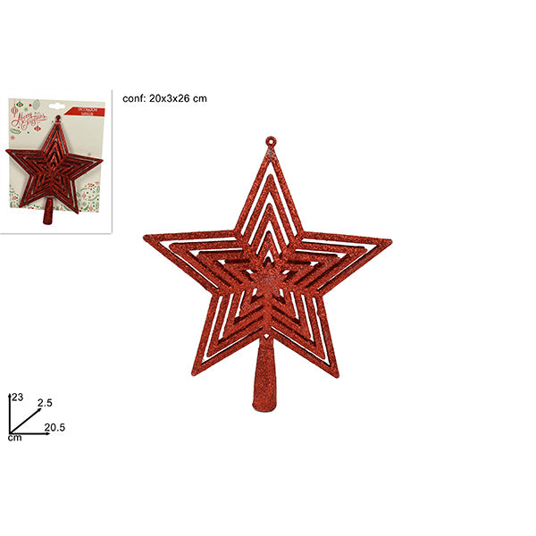 immagine-1-due-esse-christmas-puntale-stella-glitterata-rossa-art-ean-8053482083414