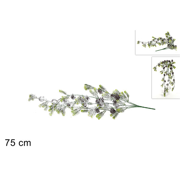 immagine-1-due-esse-christmas-ramo-pendente-innevato-75cm-b2m-h20-ean-8053482072722