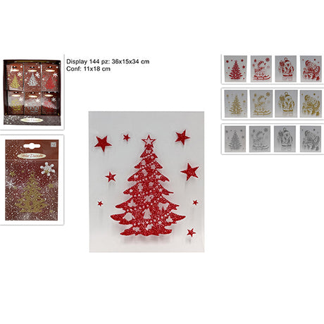 immagine-1-due-esse-christmas-sticker-natalizio-glitterato-ass.di-ean-8033113710698