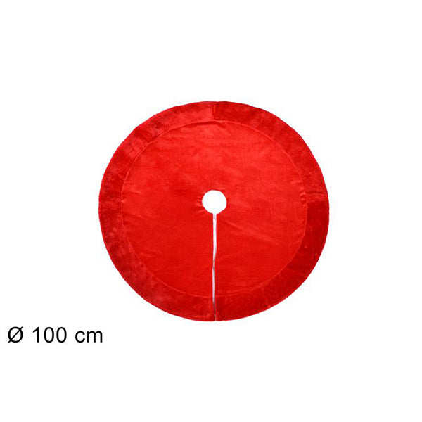 immagine-1-due-esse-christmas-tappeto-in-velluto-pelliccia-rosso-100cm-ean-8053482093383