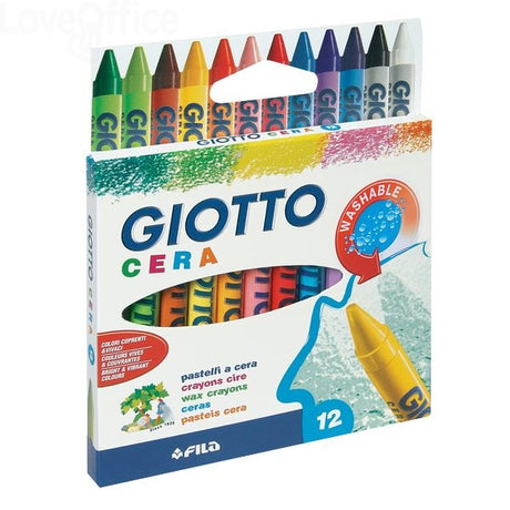 immagine-1-fila-pastelli-a-cera-giotto-12-lavabili-059300-ean-8000825059001