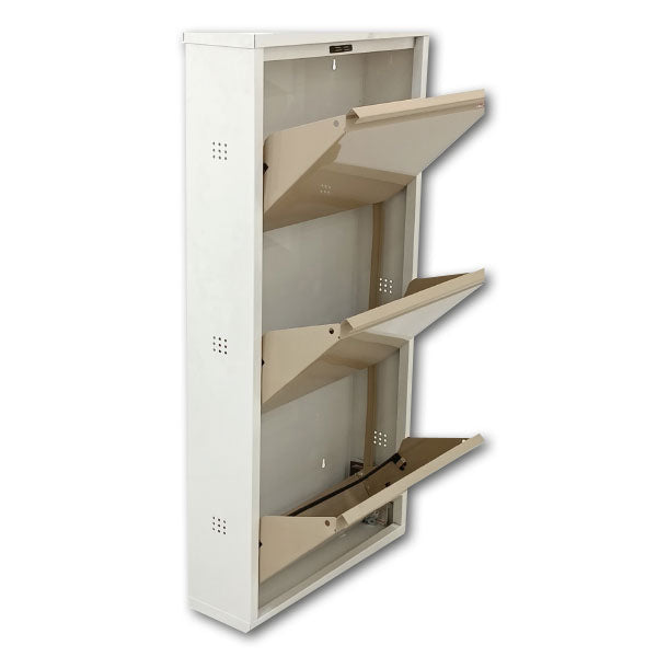 immagine-1-formet-scarpiera-3-cassetti-bianca-e-grigia-h104x50x15cm-ean-9972015092404