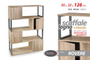 immagine-1-gicos-scaffale-legno-e-metallo-rovere-90x30x126cm-ean-8025569853449