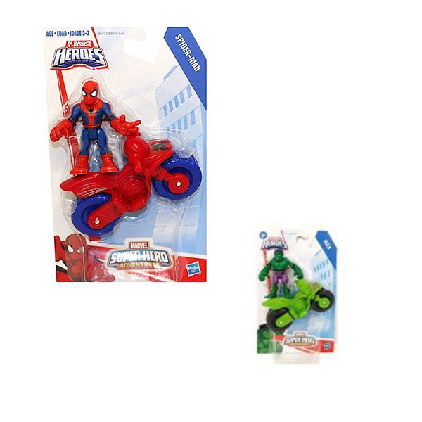 immagine-1-hasbro-spiderman-hero-con-veicolo-b0820-assortito-ean-5010993790036