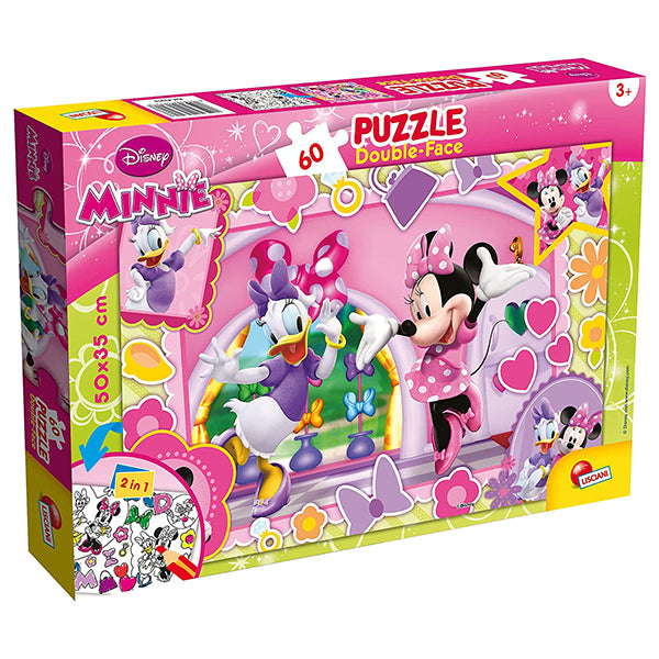 immagine-1-lisciani-lisciani-puzzle-double-face-60-pezzi-minnie-47918-ean-8008324047918