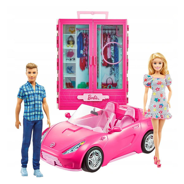 immagine-1-mattel-barbie-e-ken-set-regalo-con-armadio-auto-ean-0887961928044