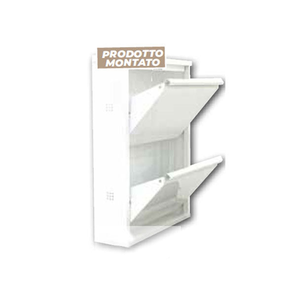 immagine-1-mirada-scarpiera-2-cassetti-grigiabianca-h71x50x15cm-ean-9972015092381