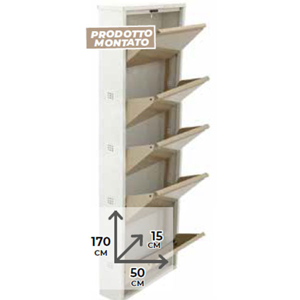 immagine-1-mirada-scarpiera-5-cassetti-formet-grigiobianco-ean-9972015092435