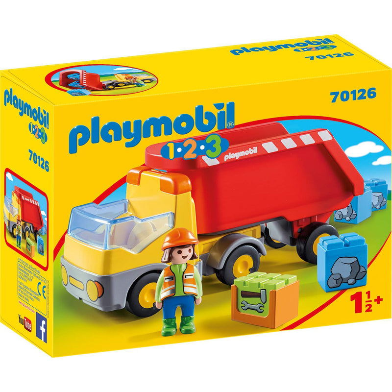 immagine-1-playmobil-playmobil-1-2-3-70126-camion-del-cantiere-ean-4008789701268