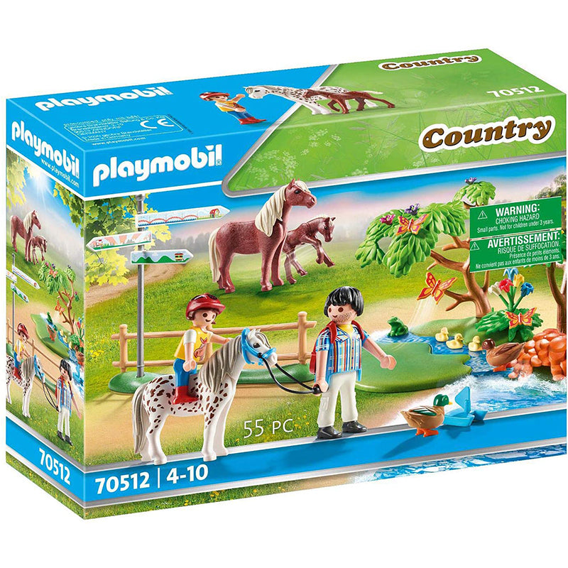 immagine-1-playmobil-playmobil-country-passeggiata-con-i-pony-70512-ean-4008789705129