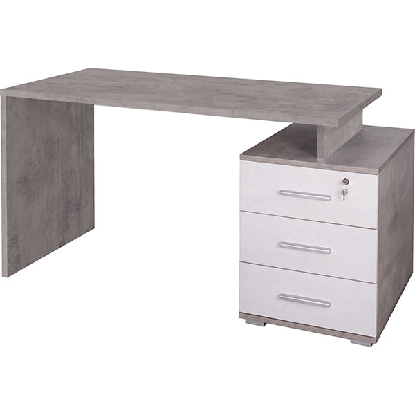 immagine-1-sarmog-scrivania-double-154cm-cassetti-cemento-e-ossido-ean-8026829026160