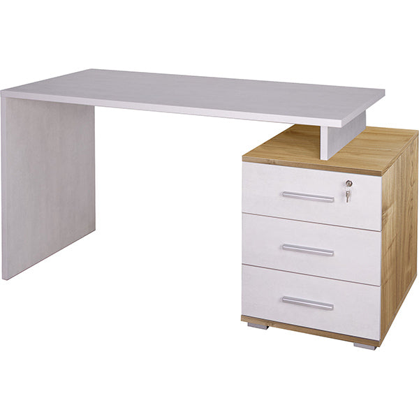immagine-1-sarmog-scrivania-double-154cm-cassetti-noce-e-ossido-ean-8026829029710