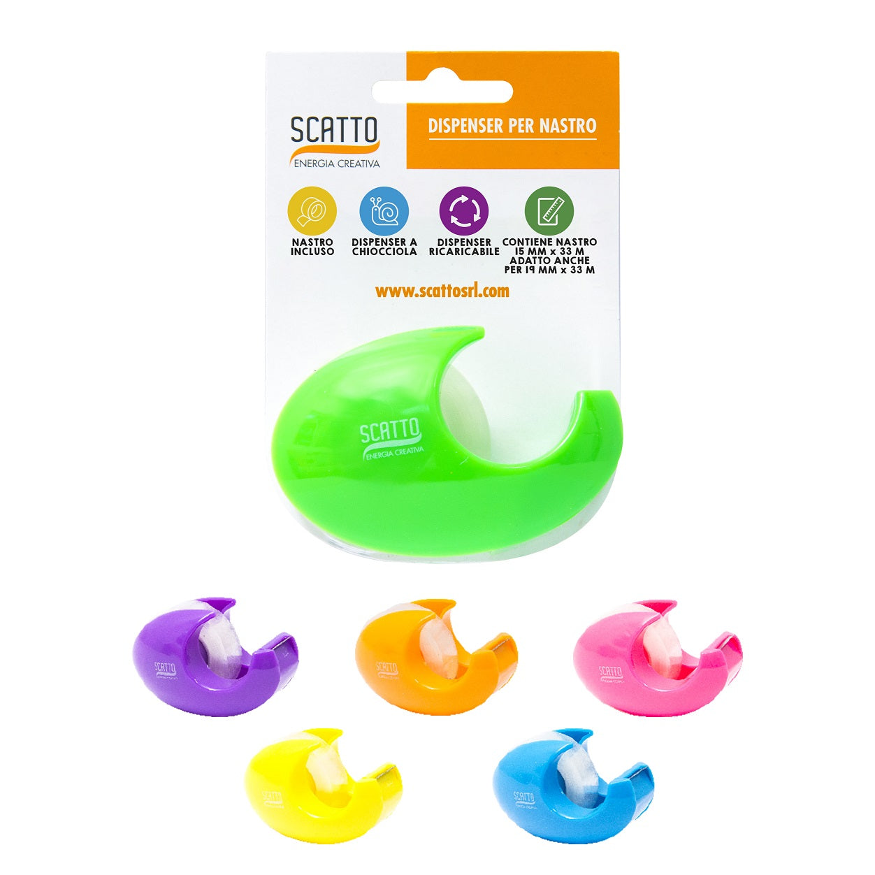 immagine-1-scatto-chiocciola-nastro-adesivo-33mt-066-scatto-ean-8027217300664