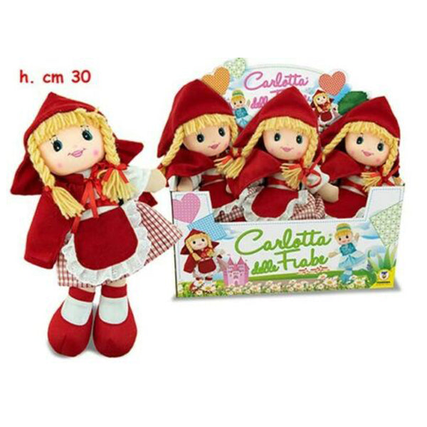 TEOREMA SRL Muñeca De Trapo Carlotta 66579 – Muñeca Y Accesorios De Alta Calidad, Multicolor, Ideal Para Coleccionar O Jugar