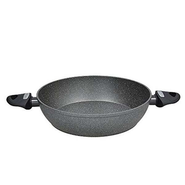 Tegame In Pietra Antiaderente Home Family - 32 Cm Con Doppio Manico | Padella Per Cucina Professionale - Foto 6