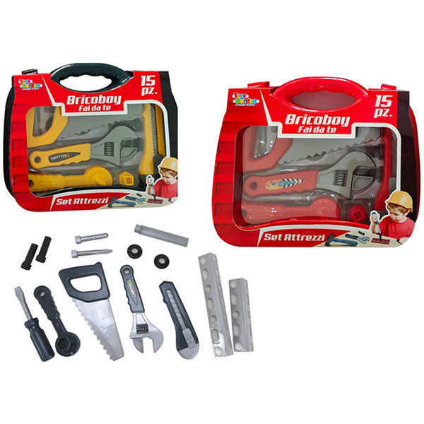 immagine-1-toys-garden-bricoboy-valigetta-set-attrezzi-15pz-assortita-ean-8007632279837