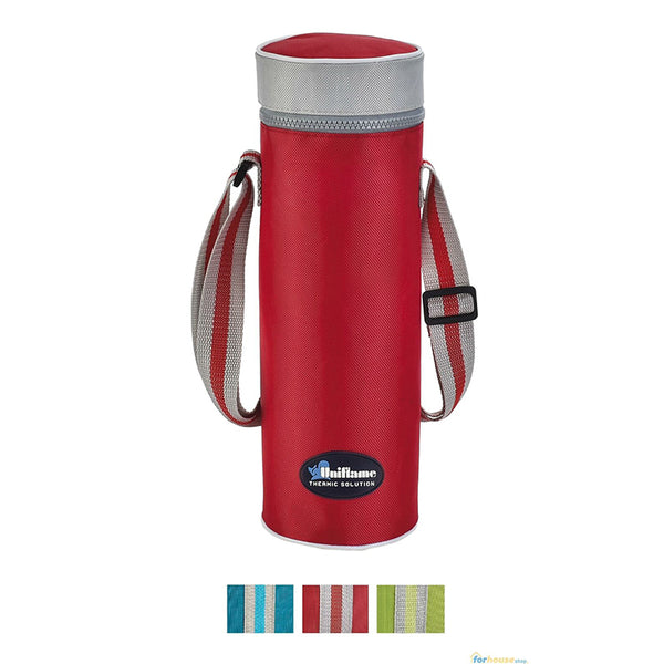 Portabottiglie Termico In Neoprene | Per Bottiglia Da 1L | Antiscottatura | Cinturino Regolabile