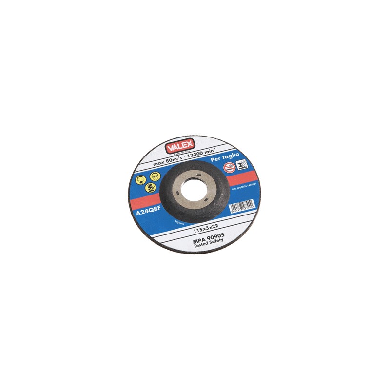 immagine-1-valex-disco-abraviso-taglio-metalli-115mm-1464658-valex-ean-8004878615528