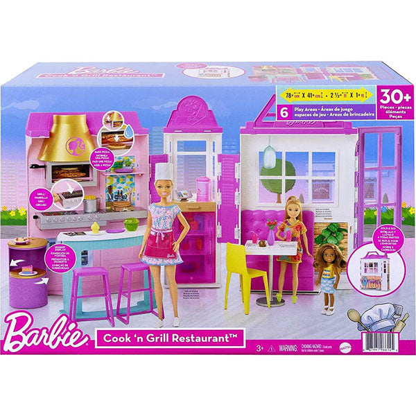 immagine-2-mattel-barbie-ristorante-con-accessori-mattel-gxy72-ean-0887961966145