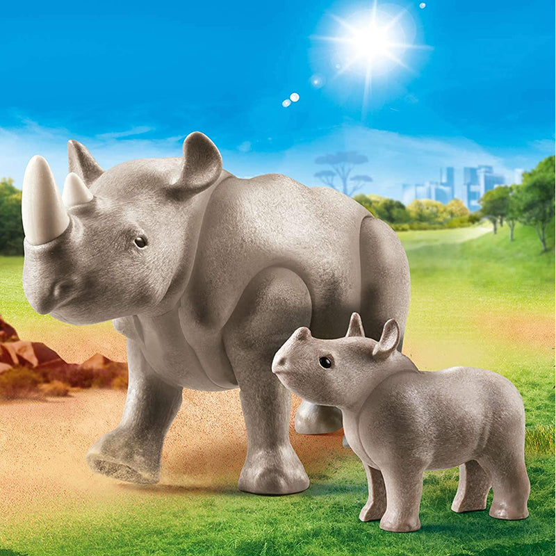 immagine-2-playmobil-playmobil-family-fun-rinoceronte-con-cucciolo-ean-4008789703576