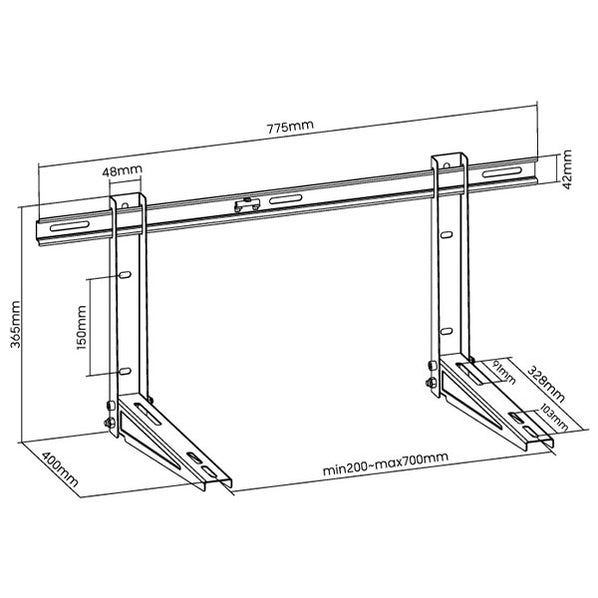 immagine-2-superior-staffa-per-condizionatori-air-fix-pro-zincata-ean-8054242081473