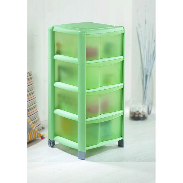 Cassettiera Bambù Colori Assortiti Tontarelli